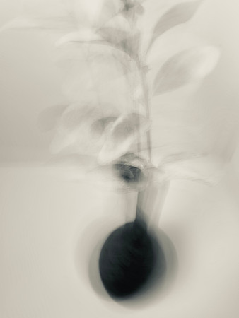 Hand-formed mixed media vessel with a restrained, neutral surface and minimal form.
